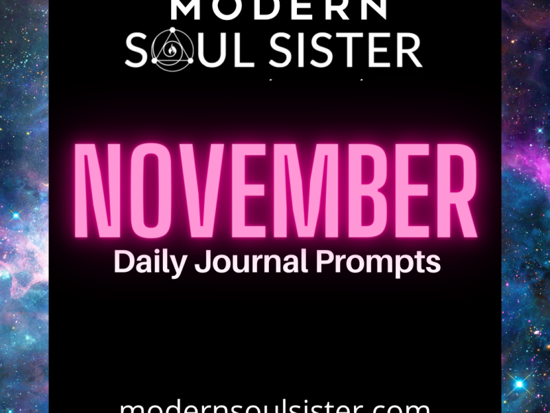 November Journal Prompts